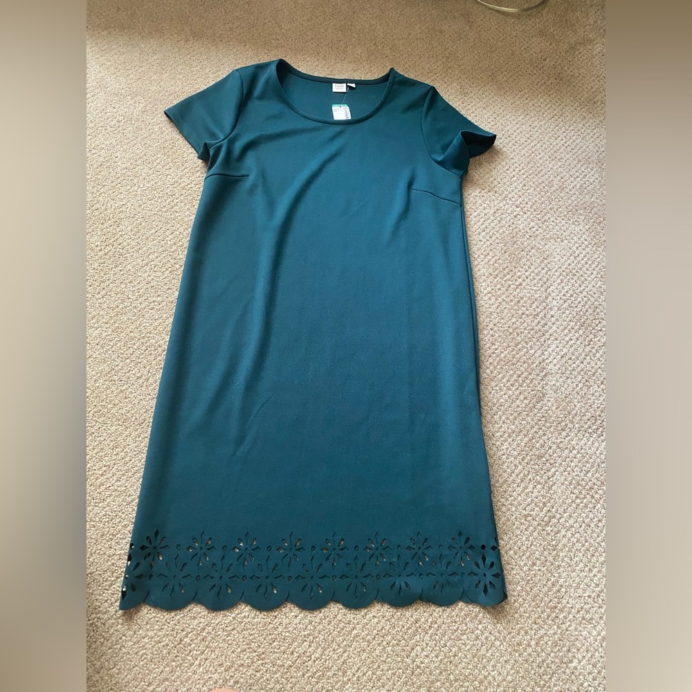 NOT SOLD STILL FOR SALE- NWT Twik Dark Green Dress Size Large